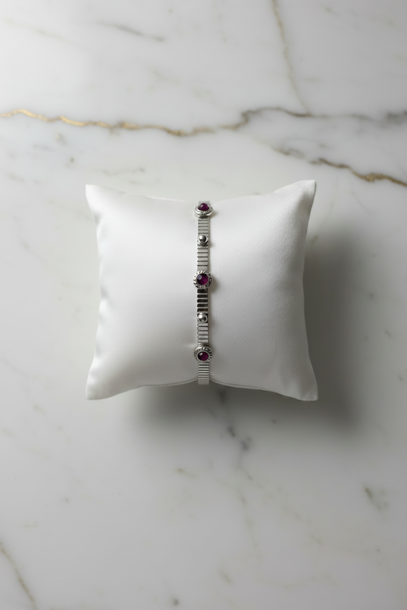 Bracelet jonc pierre