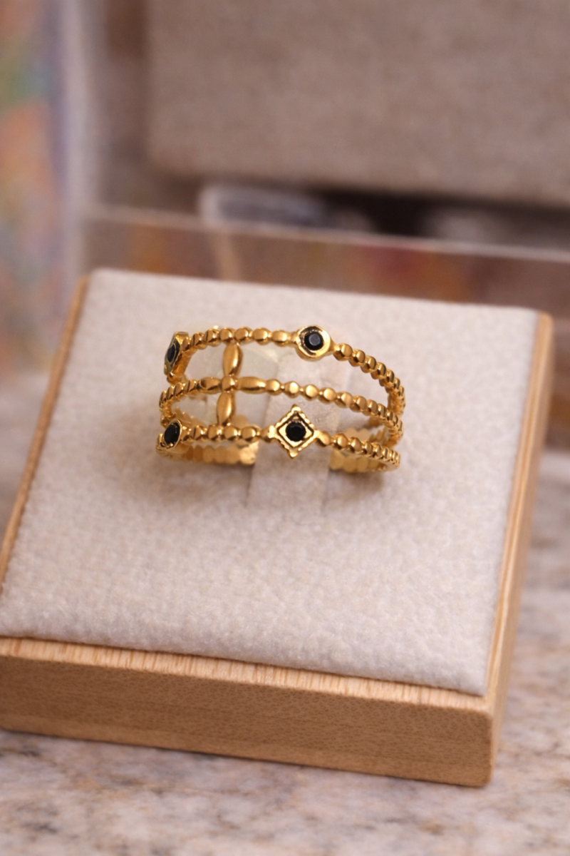 Bague triples — argent