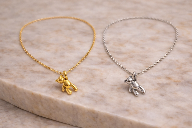 Collier nounours — Or