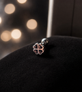 Piercing trèfle — argent