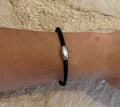 Bracelet homme fin en cuir