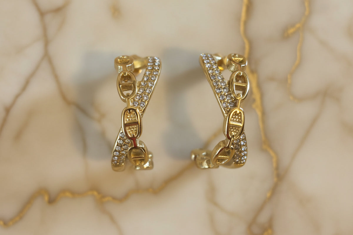 Boucles d’oreilles garance