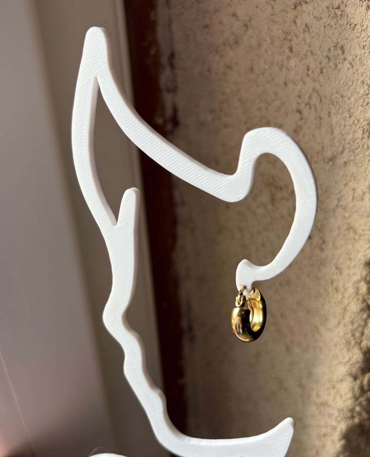 Boucle d’oreille iris