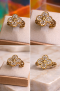 Bague trèfle