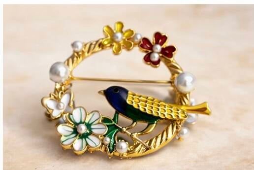 Broche oiseaux