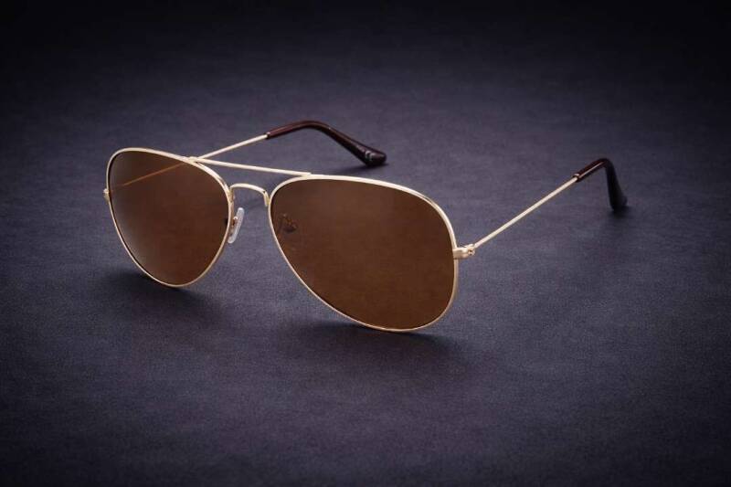 Lunette de soleil — Marron