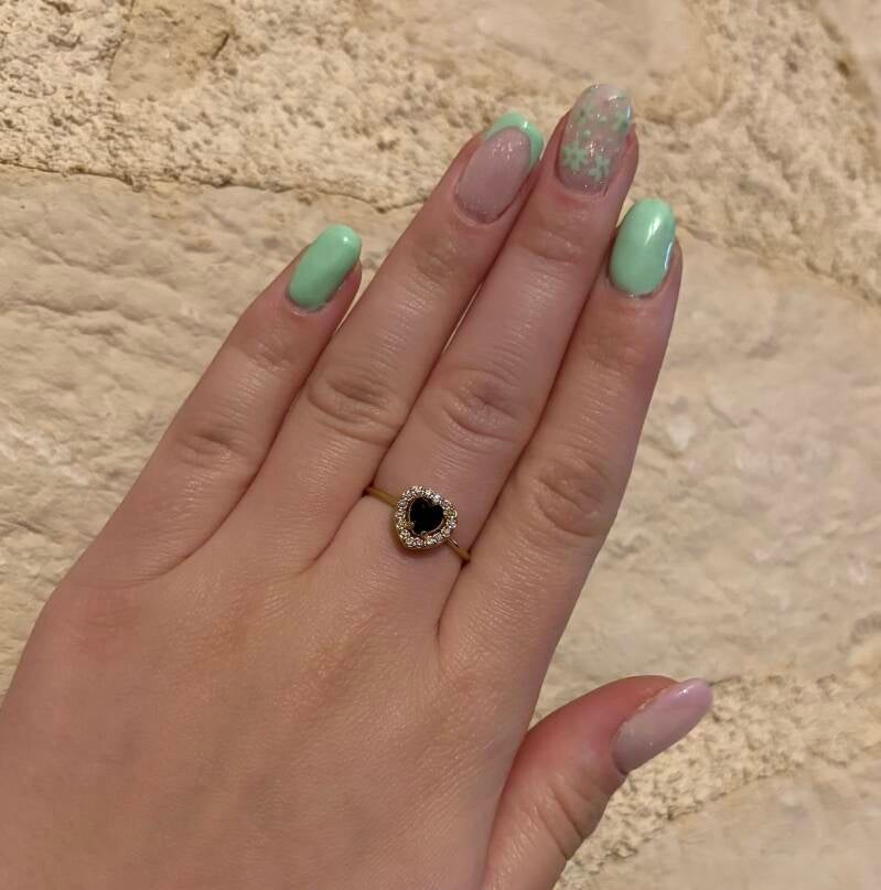 Bague Crystal — Or