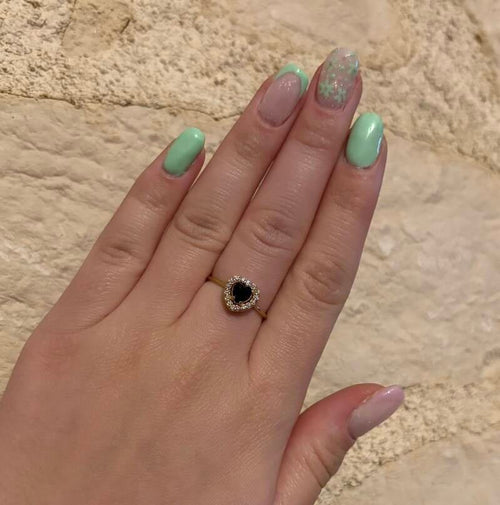 Bague Crystal — Or