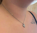 Collier pierre — argent