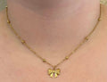 Collier noeud papillon — argent