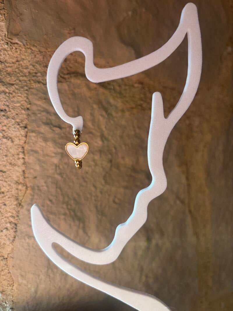 Boucles d’oreille — noir argent