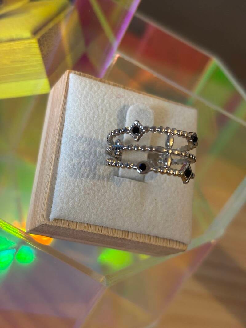 Bague triples — argent