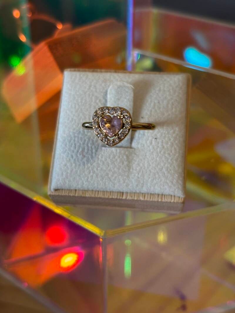 Bague cœur — Or