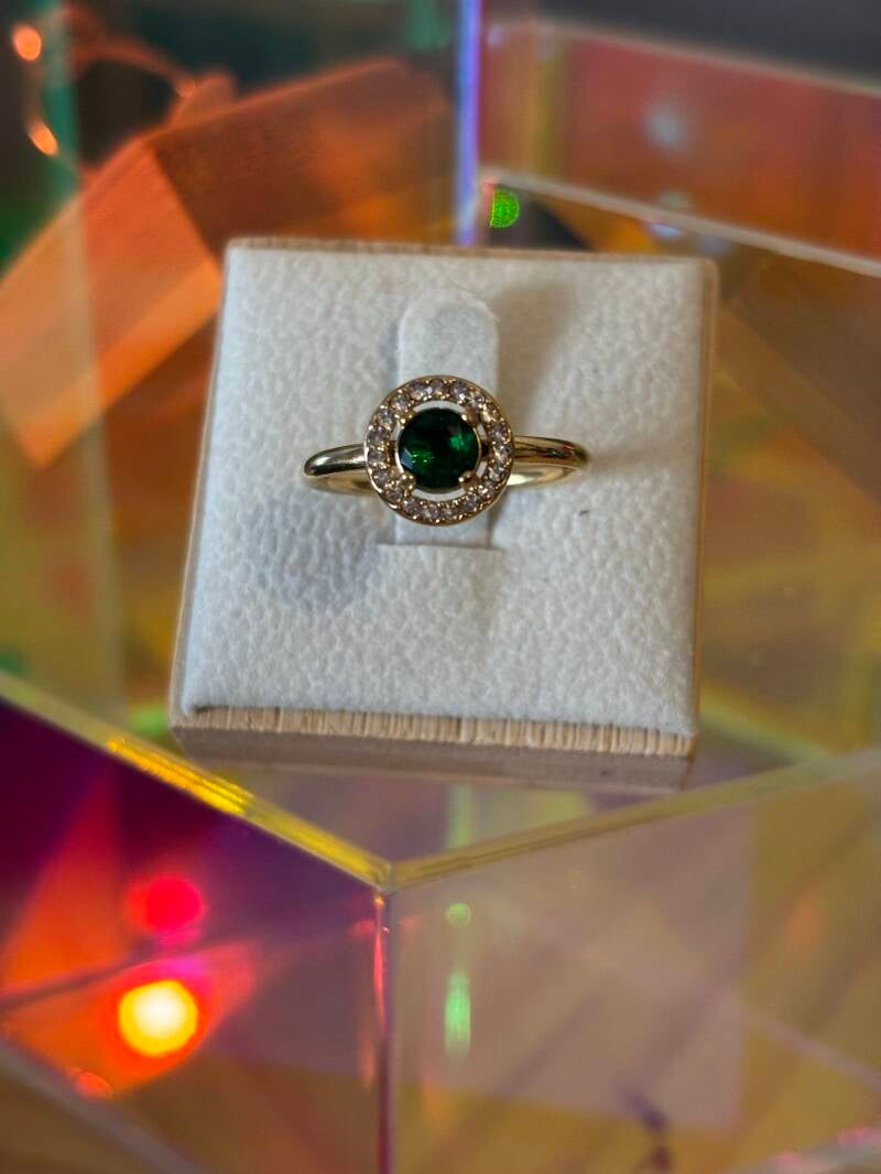 Bague diamant — argent