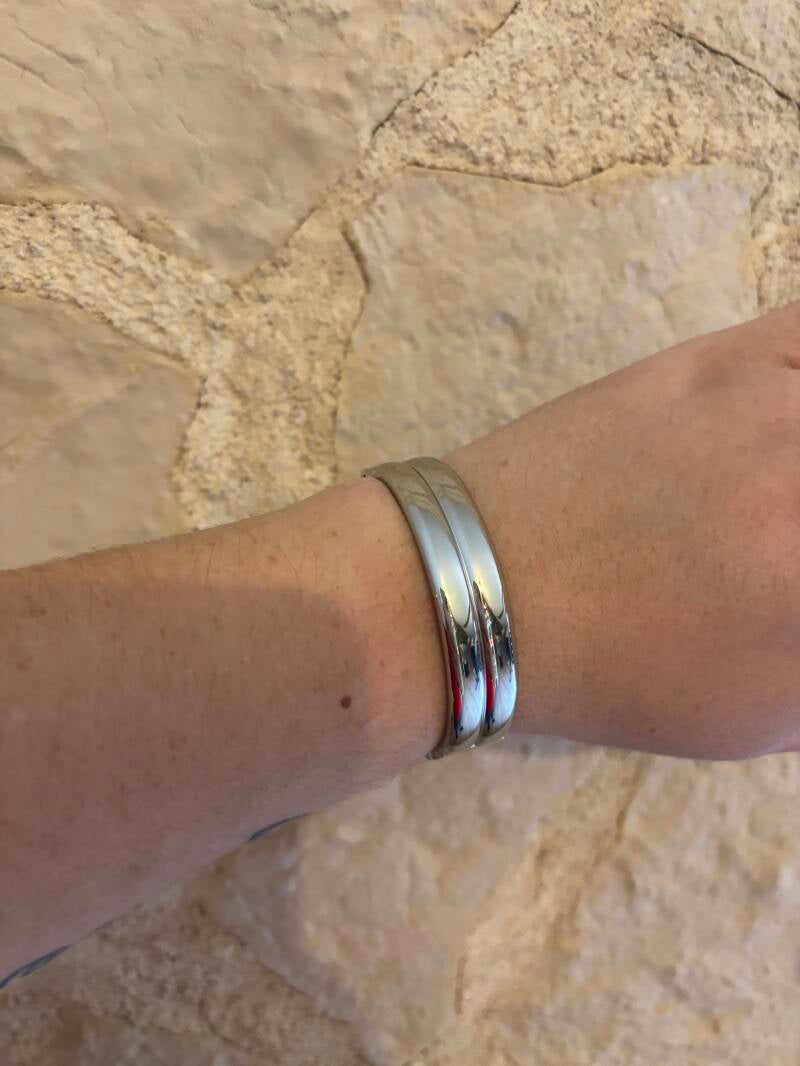 Bracelet jonc — argent