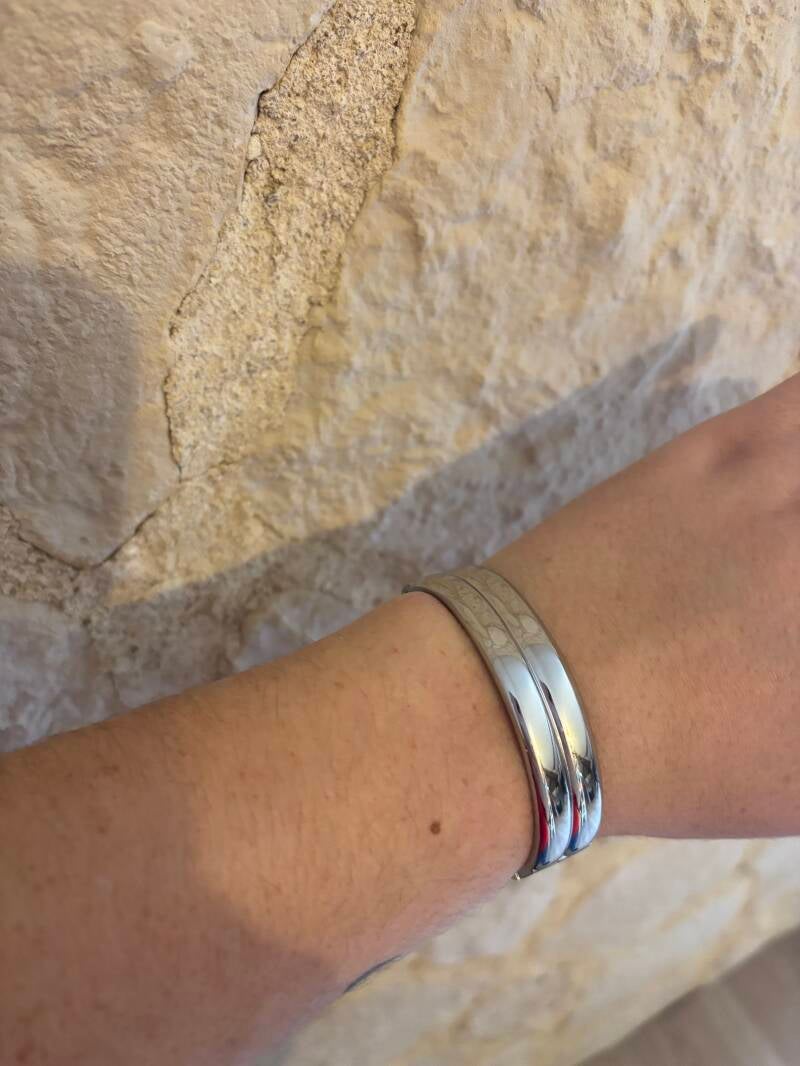 Bracelet jonc — argent