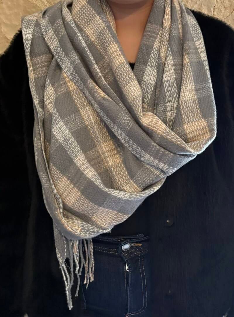 Écharpe femme — Gris