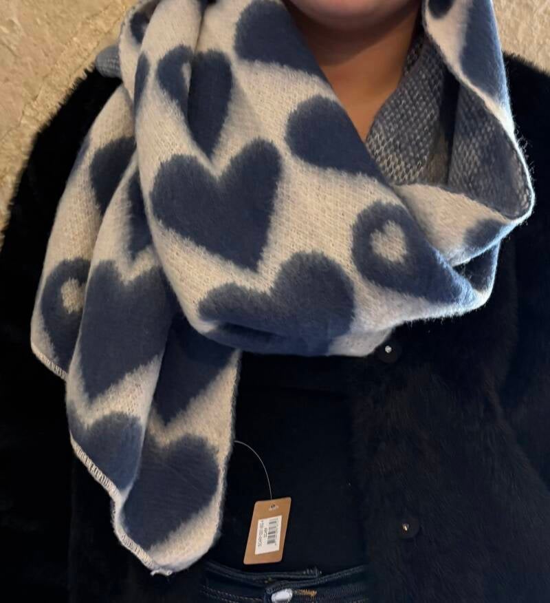 Écharpe femme — bleu